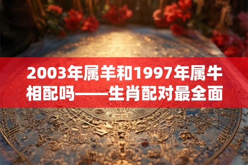 2003年属羊和1997年属牛相配吗——生肖配对最全面的解答