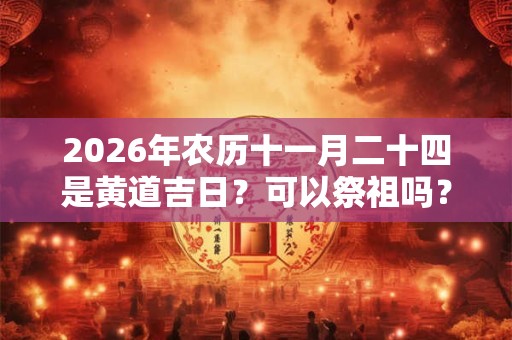 2026年农历十一月二十四是黄道吉日?可以祭祖吗? 2026年农历十一月二十四是黄道吉日?可以祭祖吗?