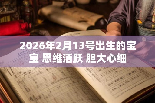 2026年2月13号出生的宝宝 思维活跃 胆大心细 2026年2月13号出生的宝宝 思维活跃 胆大心细