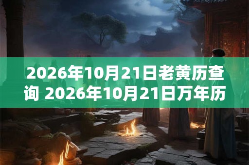 2026年10月21日老黄历查询 2026年10月21日万年历黄道吉日
