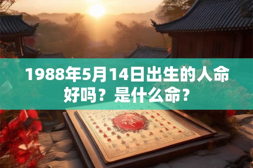 1988年5月14日出生的人命好吗?是什么命? 1988年5月14日出生的人命好吗?是什么命?