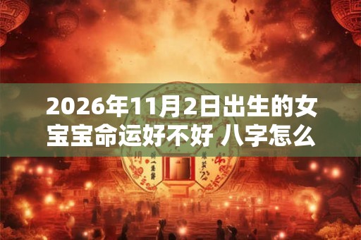 2026年11月2日出生的女宝宝命运好不好 八字怎么样 2026年11月2日出生的女宝宝命运好不好 八字怎么样