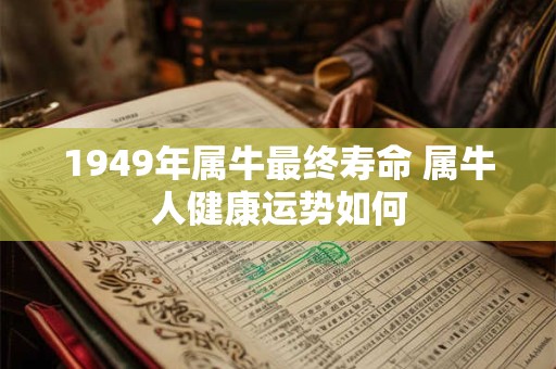 1949年属牛最终寿命 属牛人健康运势如何
