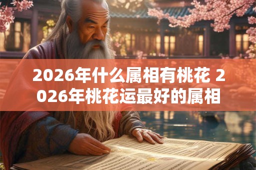 2026年什么属相有桃花 2026年桃花运最好的属相 2026年什么属相有桃花 2026年桃花运最好的属相