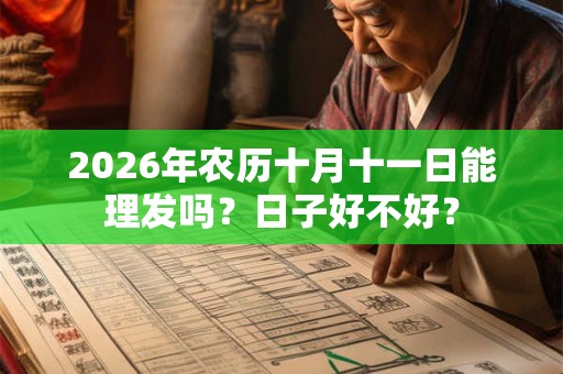 2026年农历十月十一日能理发吗?日子好不好? 2026年农历十月十一日能理发吗?日子好不好?