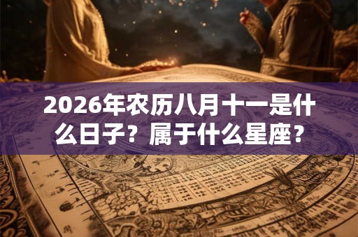 2026年农历八月十一是什么日子?属于什么星座? 2026年农历八月十一是什么日子?属于什么星座?
