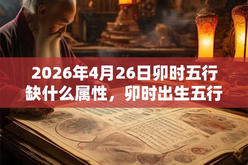 2026年4月26日卯时五行缺什么属性,卯时出生五行缺什么 2026年4月26日卯时五行缺什么属性,卯时出生五行缺什么