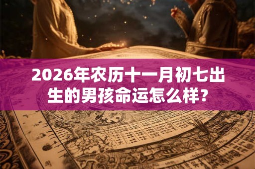 2026年农历十一月初七出生的男孩命运怎么样? 2026年农历十一月初七出生的男孩命运怎么样?