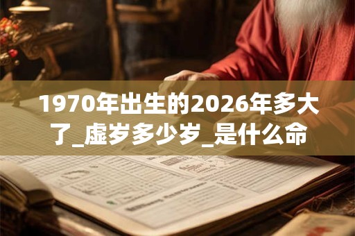 1970年出生的2026年多大了_虚岁多少岁_是什么命 1970年出生的2026年多大了_虚岁多少岁_是什么命