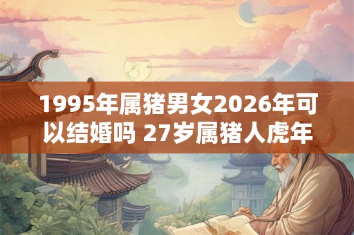 1995年属猪男女2026年可以结婚吗 27岁属猪人虎年结婚要注意什么 1995年属猪男女2026年可以结婚吗 27岁属猪人虎年结婚要注意什么