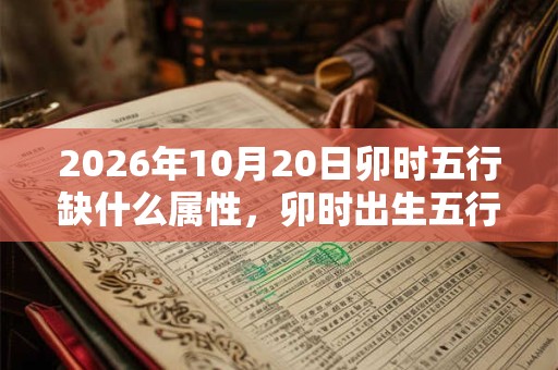 2026年10月20日卯时五行缺什么属性，卯时出生五行缺什么