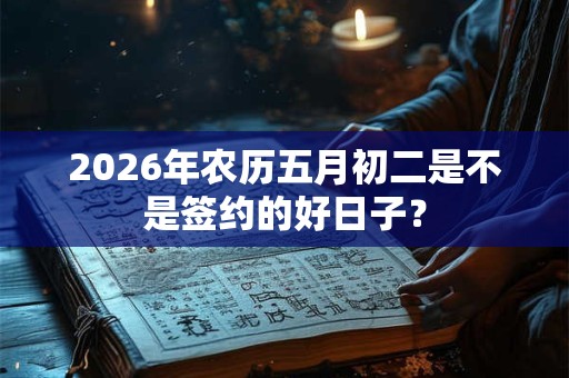 2026年农历五月初二是不是签约的好日子? 2026年农历五月初二是不是签约的好日子?