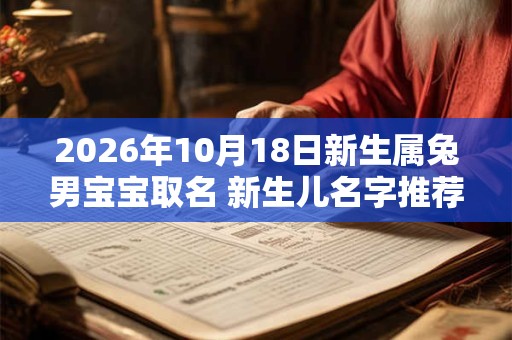 2026年10月18日新生属兔男宝宝取名 新生儿名字推荐 2026年10月18日新生属兔男宝宝取名 新生儿名字推荐