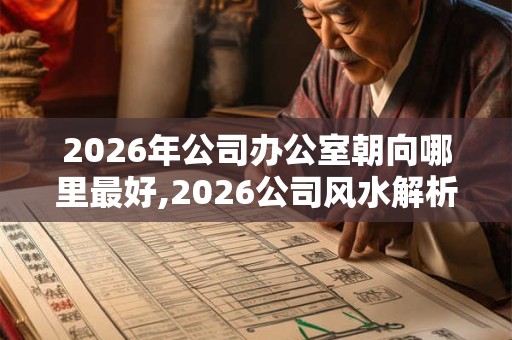 2026年公司办公室朝向哪里最好,2026公司风水解析！