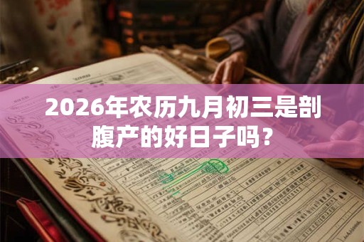 2026年农历九月初三是剖腹产的好日子吗? 2026年农历九月初三是剖腹产的好日子吗?