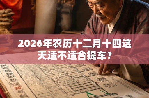 2026年农历十二月十四这天适不适合提车? 2026年农历十二月十四这天适不适合提车?