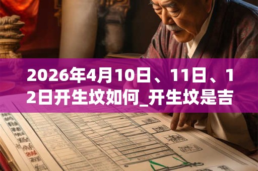 2026年4月10日、11日、12日开生坟如何_开生坟是吉日吗 2026年4月10日、11日、12日开生坟如何_开生坟是吉日吗