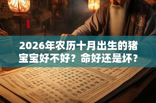 2026年农历十月出生的猪宝宝好不好?命好还是坏? 2026年农历十月出生的猪宝宝好不好?命好还是坏?