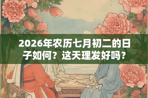 2026年农历七月初二的日子如何?这天理发好吗? 2026年农历七月初二的日子如何?这天理发好吗?