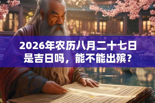 2026年农历八月二十七日是吉日吗，能不能出殡？