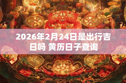 2026年2月24日是出行吉日吗 黄历日子查询 2026年2月24日是出行吉日吗 黄历日子查询