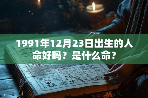 1991年12月23日出生的人命好吗?是什么命? 1991年12月23日出生的人命好吗?是什么命?