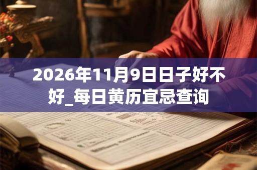 2026年11月9日日子好不好_每日黄历宜忌查询