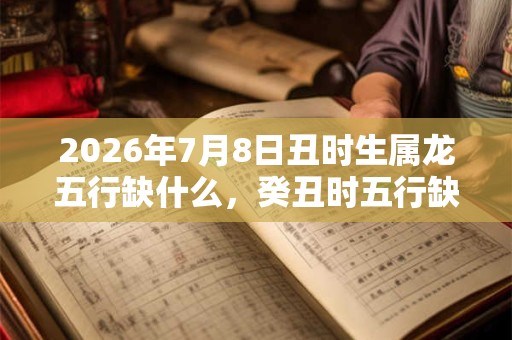 2026年7月8日丑时生属龙五行缺什么，癸丑时五行缺什么