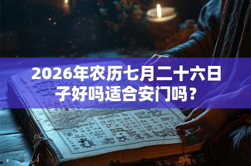 2026年农历七月二十六日子好吗适合安门吗? 2026年农历七月二十六日子好吗适合安门吗?