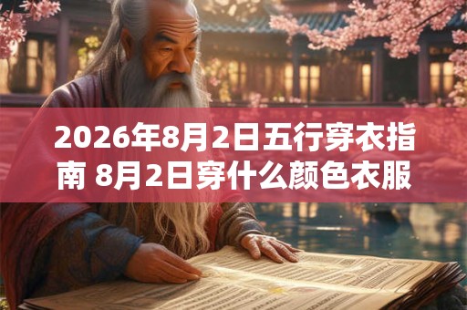 2026年8月2日五行穿衣指南 8月2日穿什么颜色衣服