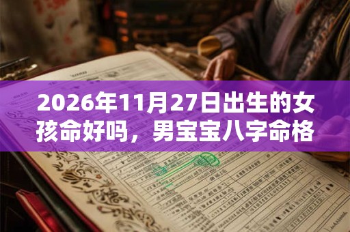 2026年11月27日出生的女孩命好吗,男宝宝八字命格 2026年11月27日出生的女孩命好吗,男宝宝八字命格
