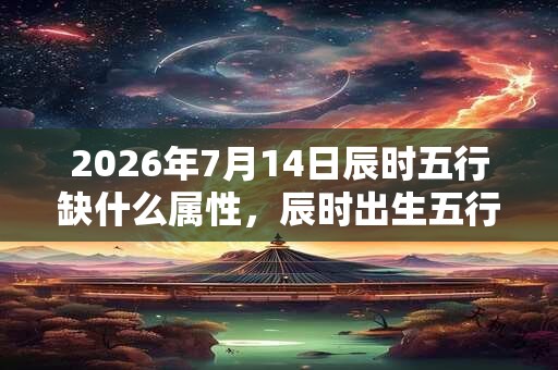 2026年7月14日辰时五行缺什么属性，辰时出生五行缺什么