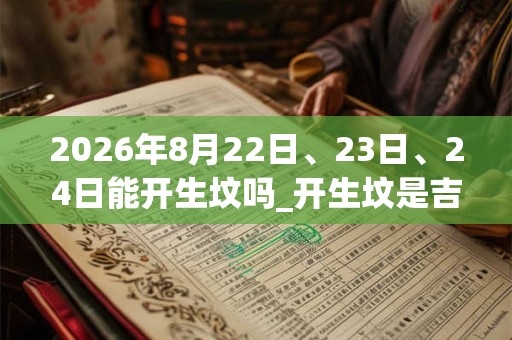 2026年8月22日、23日、24日能开生坟吗_开生坟是吉日吗