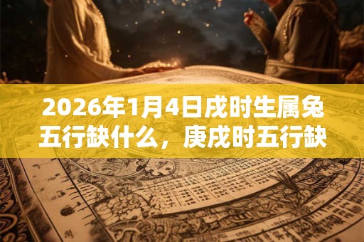 2026年1月4日戌时生属兔五行缺什么，庚戌时五行缺什么