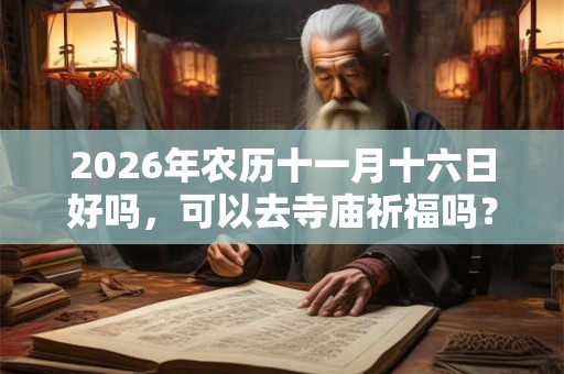 2026年农历十一月十六日好吗,可以去寺庙祈福吗? 2026年农历十一月十六日好吗,可以去寺庙祈福吗?