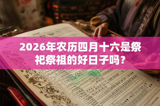 2026年农历四月十六是祭祀祭祖的好日子吗? 2026年农历四月十六是祭祀祭祖的好日子吗?