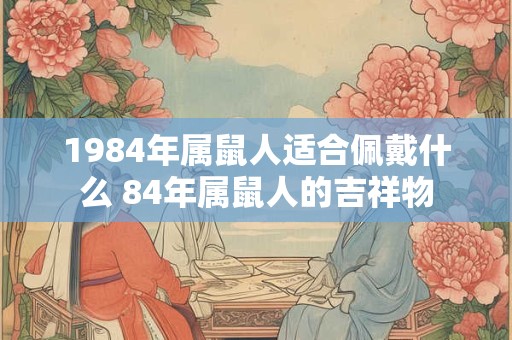 1984年属鼠人适合佩戴什么 84年属鼠人的吉祥物