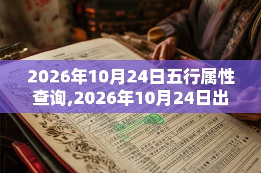 2026年10月24日五行属性查询,2026年10月24日出生五行属什么 2026年10月24日五行属性查询,2026年10月24日出生五行属什么