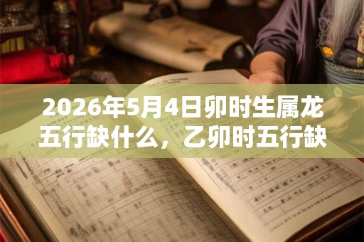 2026年5月4日卯时生属龙五行缺什么,乙卯时五行缺什么 2026年5月4日卯时生属龙五行缺什么,乙卯时五行缺什么