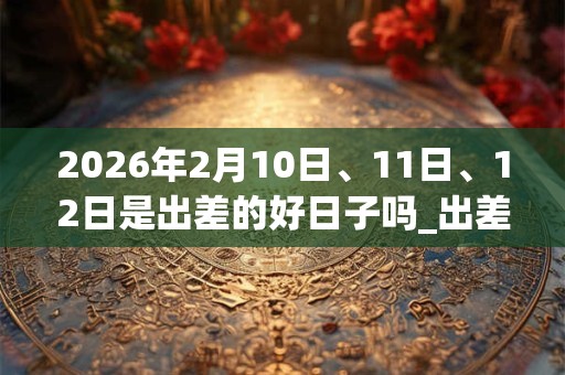 2026年2月10日、11日、12日是出差的好日子吗_出差可以吗 2026年2月10日、11日、12日是出差的好日子吗_出差可以吗