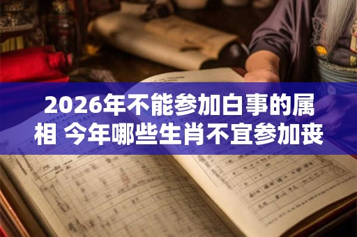 2026年不能参加白事的属相 今年哪些生肖不宜参加丧事 2026年不能参加白事的属相 今年哪些生肖不宜参加丧事
