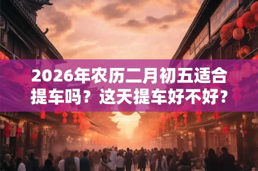 2026年农历二月初五适合提车吗?这天提车好不好? 2026年农历二月初五适合提车吗?这天提车好不好?