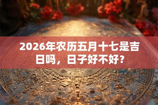 2026年农历五月十七是吉日吗,日子好不好? 2026年农历五月十七是吉日吗,日子好不好?