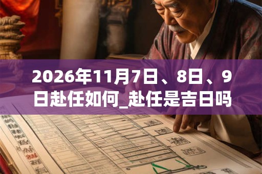 2026年11月7日、8日、9日赴任如何_赴任是吉日吗