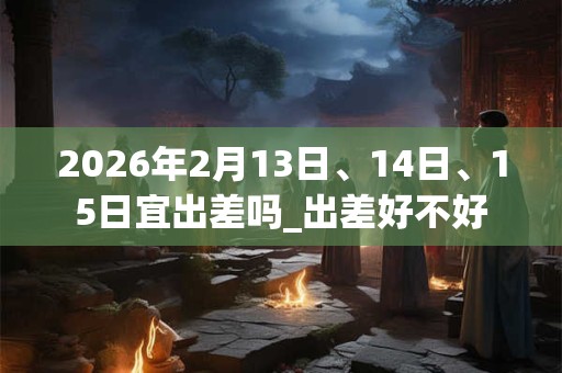 2026年2月13日、14日、15日宜出差吗_出差好不好 2026年2月13日、14日、15日宜出差吗_出差好不好