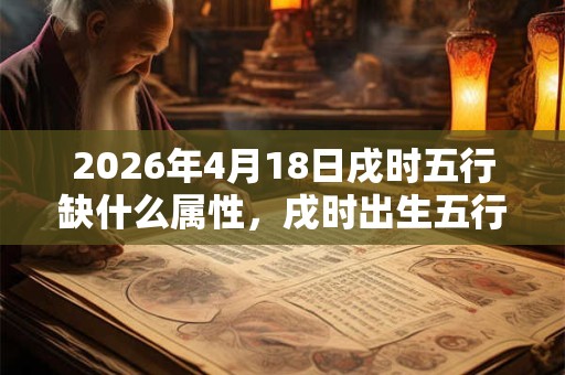 2026年4月18日戌时五行缺什么属性,戌时出生五行缺什么 2026年4月18日戌时五行缺什么属性,戌时出生五行缺什么