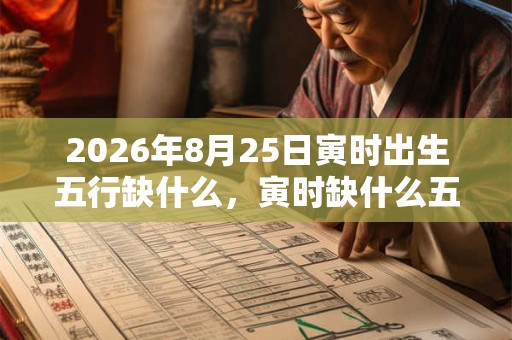 2026年8月25日寅时出生五行缺什么,寅时缺什么五行 2026年8月25日寅时出生五行缺什么,寅时缺什么五行