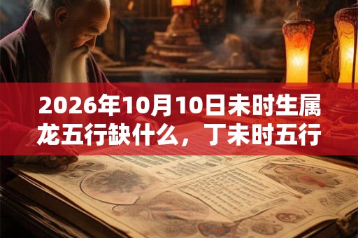 2026年10月10日未时生属龙五行缺什么,丁未时五行缺什么 2026年10月10日未时生属龙五行缺什么,丁未时五行缺什么