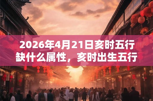 2026年4月21日亥时五行缺什么属性,亥时出生五行缺什么 2026年4月21日亥时五行缺什么属性,亥时出生五行缺什么