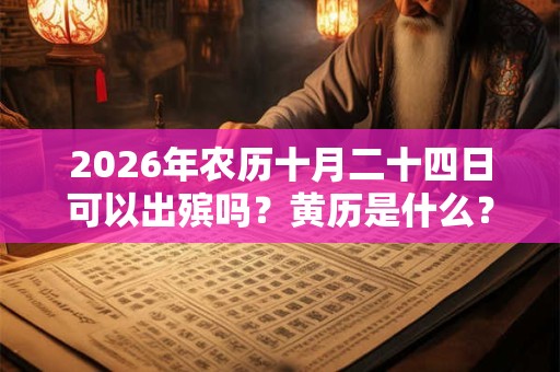2026年农历十月二十四日可以出殡吗?黄历是什么? 2026年农历十月二十四日可以出殡吗?黄历是什么?